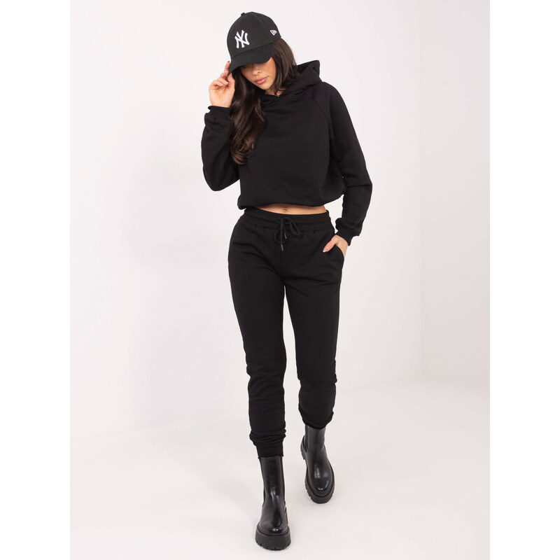 BASIC Černá dámská tepláková souprava -RV-KMPL-5757.96-black
