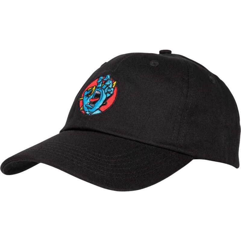 KŠILTOVKA SANTA CRUZ Hand Dot Cap - černá
