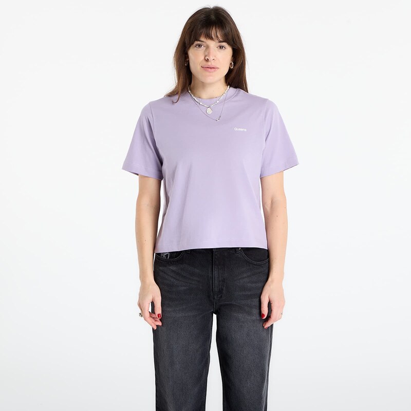 Tričko Queens Womens Essential T-Shirt With Contrast Print 5-Pack 112485624