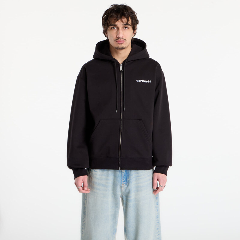 Mikina Carhartt WIP Hooded Archive Lines Jacket UNISEX Black XS