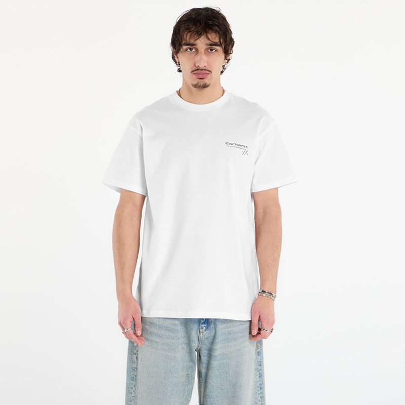 Tričko Carhartt WIP S/S Garble T-Shirt UNISEX White XL