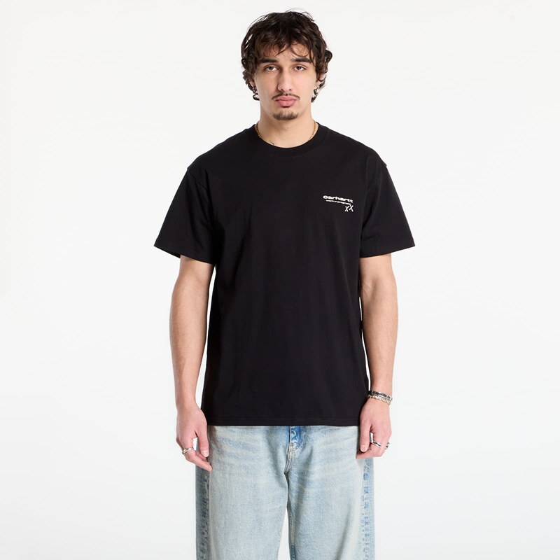Tričko Carhartt WIP S/S Garble T-Shirt UNISEX Black S