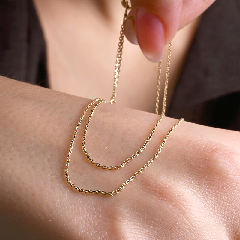Zlatý 14kt řetízek 90A00027 ANKER 111850975