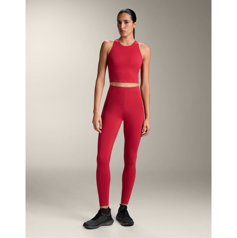 OYSHO Compressive core control ankle-length leggings in red 112069215