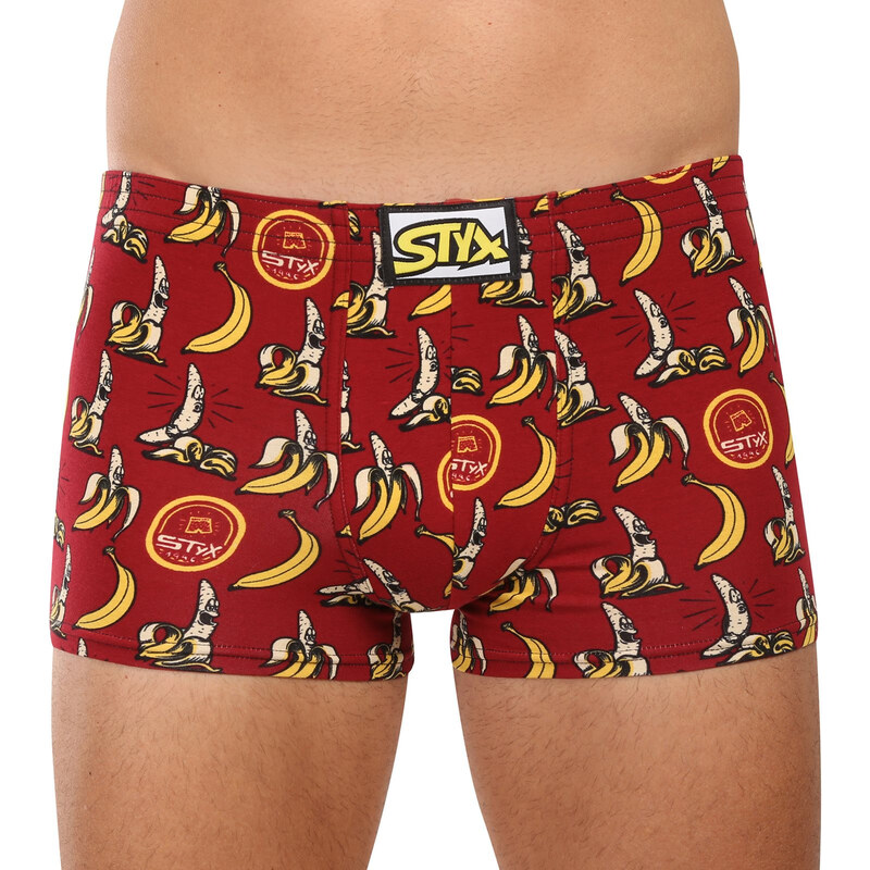 Pánské boxerky Styx art klasická guma banány (Q1359)