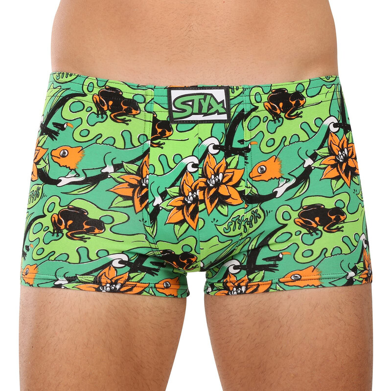 Pánské boxerky Styx art klasická guma tropic (Q1557)
