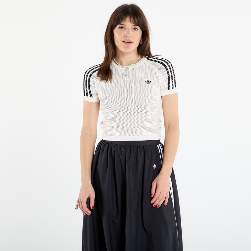 adidas Originals Tričko adidas Knitted Crochet Cali T-Shirt Off
