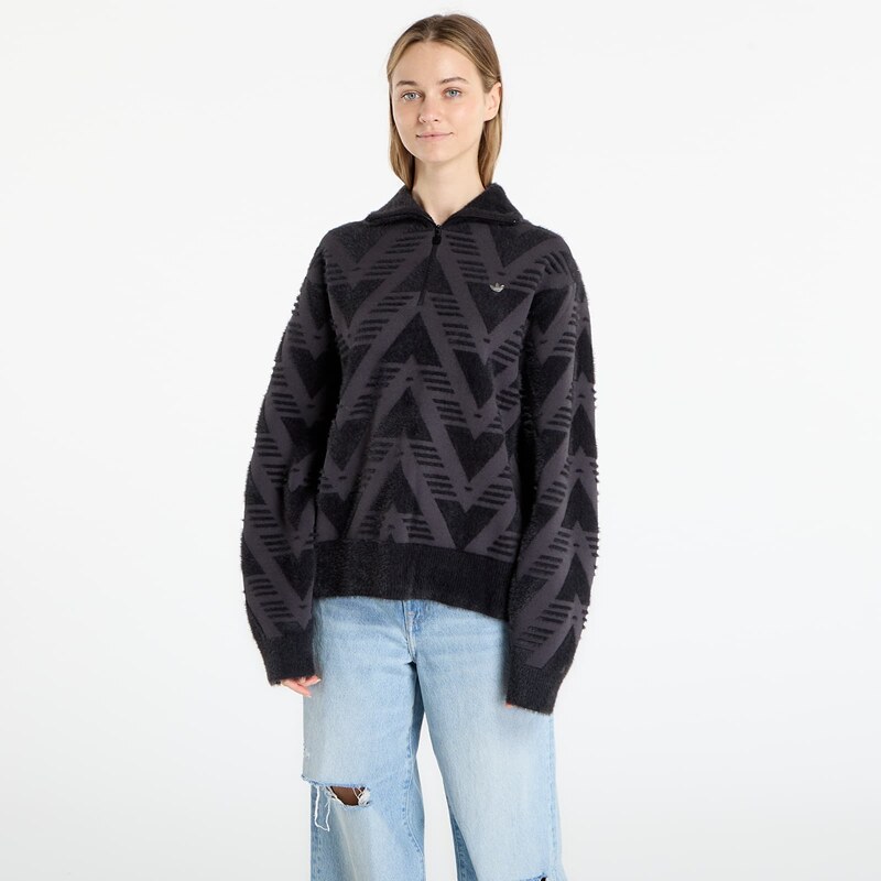 adidas Originals Dres adidas Knitted Half-Zip Sweater Black XL 112007935