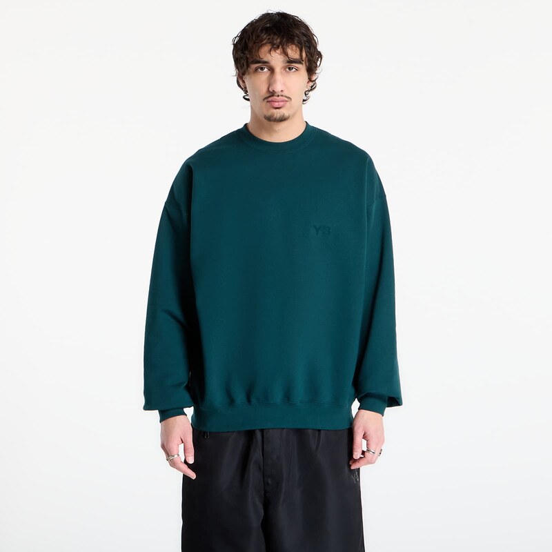 Mikina Y-3 Brushed Terry Crew Sweatshirt Aurora Ivy XL