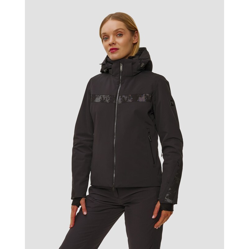 Dámská Lyžařská Bunda Descente Glitter Line Jacket V černé Barvě