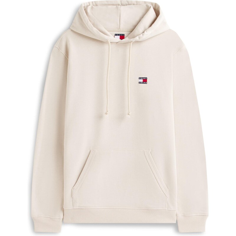 Tommy Jeans Mikina barva bílé vlny