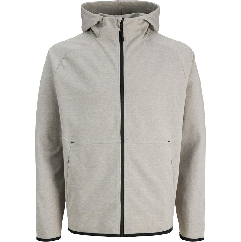 JACK & JONES Mikina světle šedá