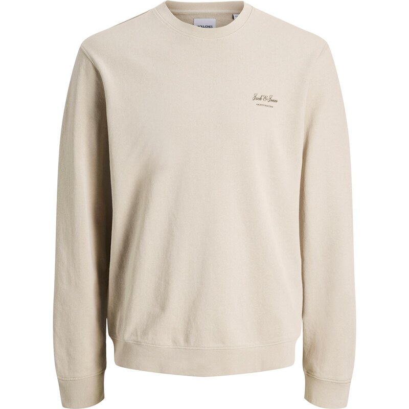 JACK & JONES Mikina JJEArchive krémová