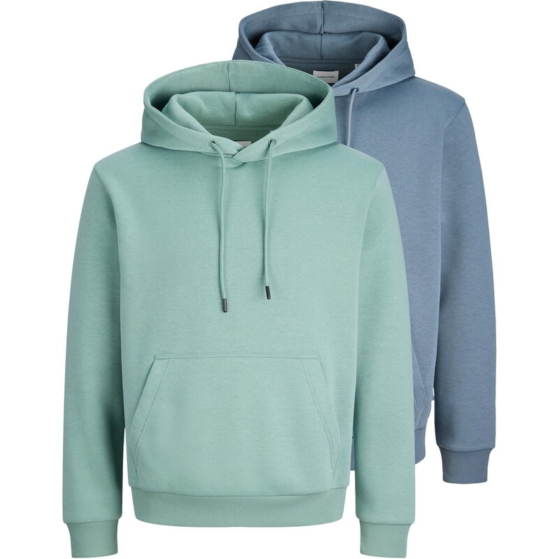 JACK & JONES Mikina JJEBRADLEY safírová / mátová