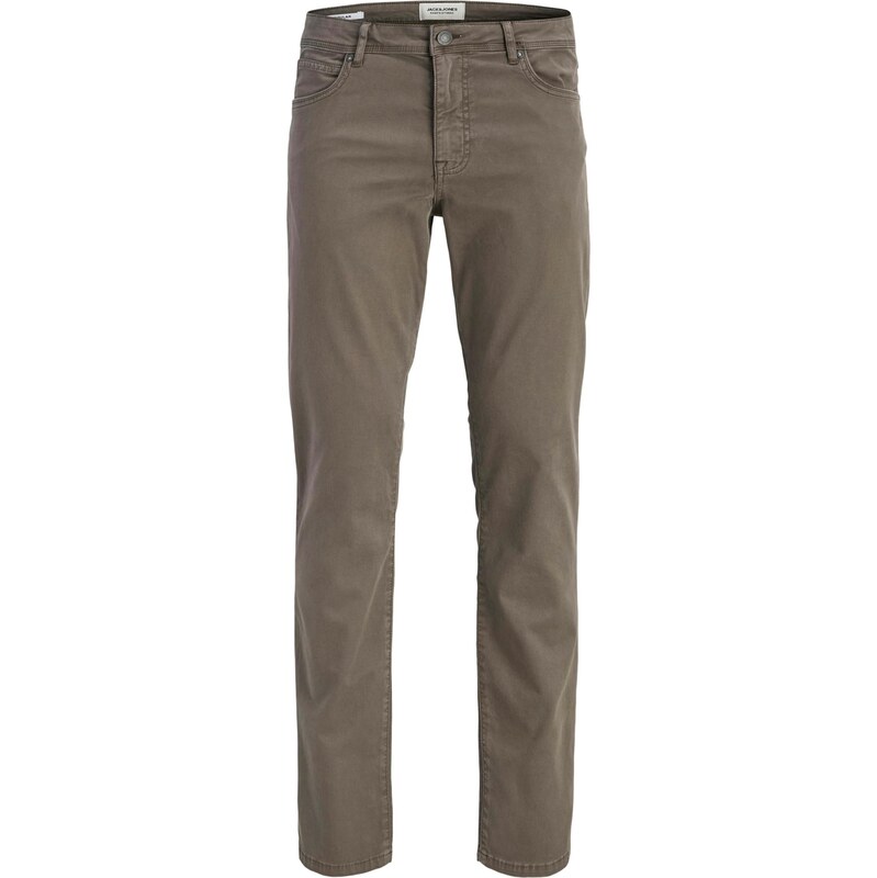 JACK & JONES Kalhoty JPSTCLARK FINN čokoládová