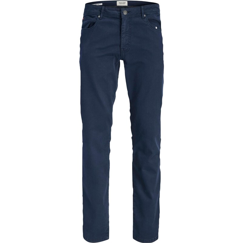 JACK & JONES Kalhoty JPSTClark Finn námořnická modř