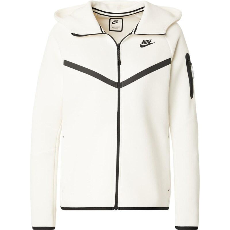Nike Sportswear Mikina TECH FLEECE 2 světle béžová / černá