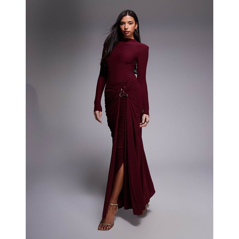 Wanderdoll triple layered mesh metal hardware gathered waist