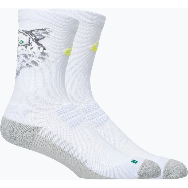 Ponožky ASICS Performance Run Crew waterscape / electric lime