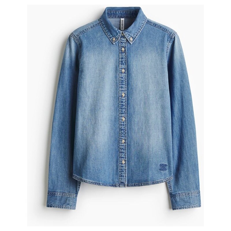 H&M - Džínová košile - modrá 112143873