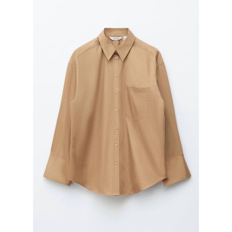 H&M - Bavlněná košile - béžová 112143882