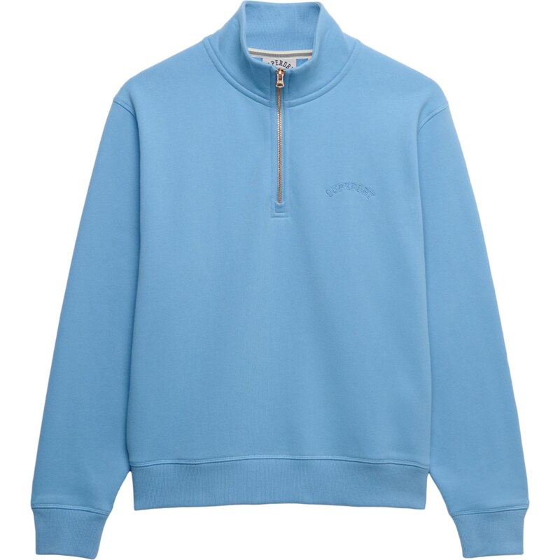 Superdry & Co Mikina ESSENTIAL světlemodrá