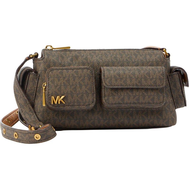 MICHAEL Michael Kors Taška přes rameno hnědá / tmavě hnědá