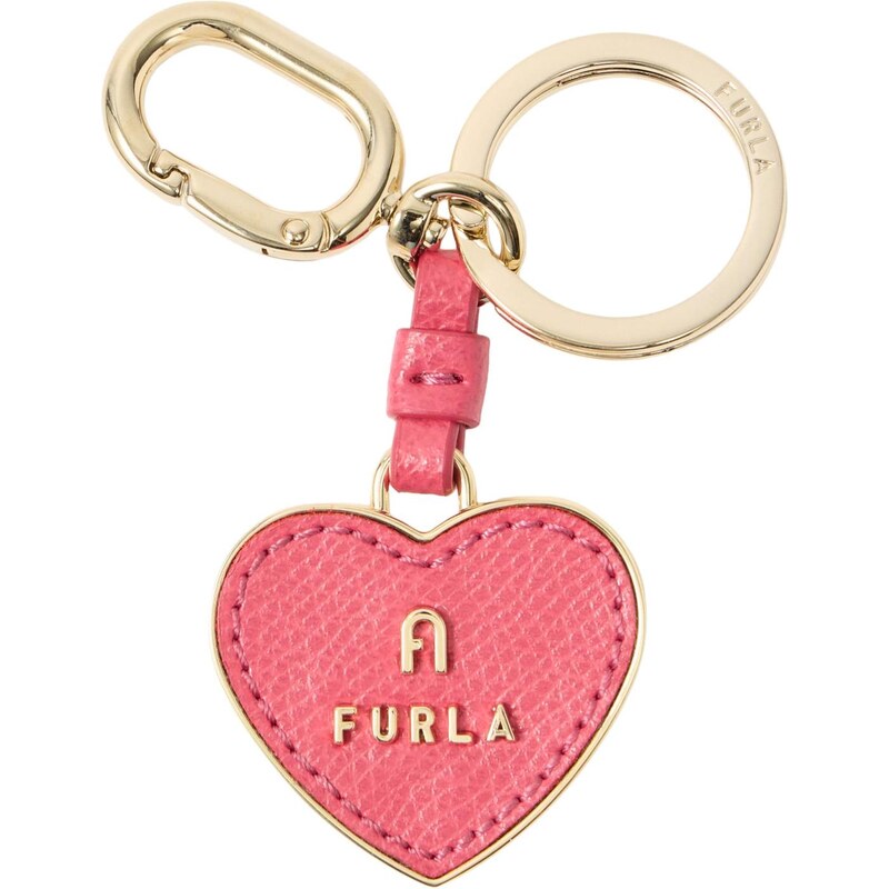 FURLA Přívěsek na klíče CAMELIA světle růžová 112160375