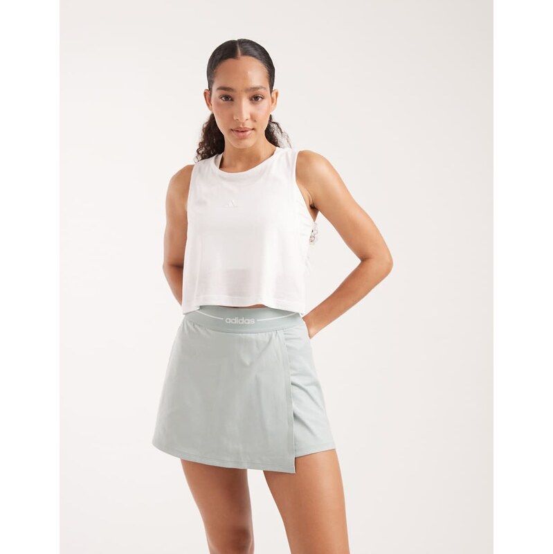 adidas performance Hyperglam skort in wonder sage-Green