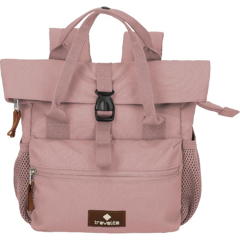 Městský batoh Travelite Basics Short Handle Mini Smoky Rose 112165140