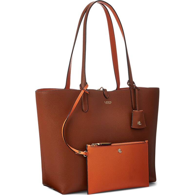 Lauren Ralph Lauren Nákupní taška hnědá / oranžová