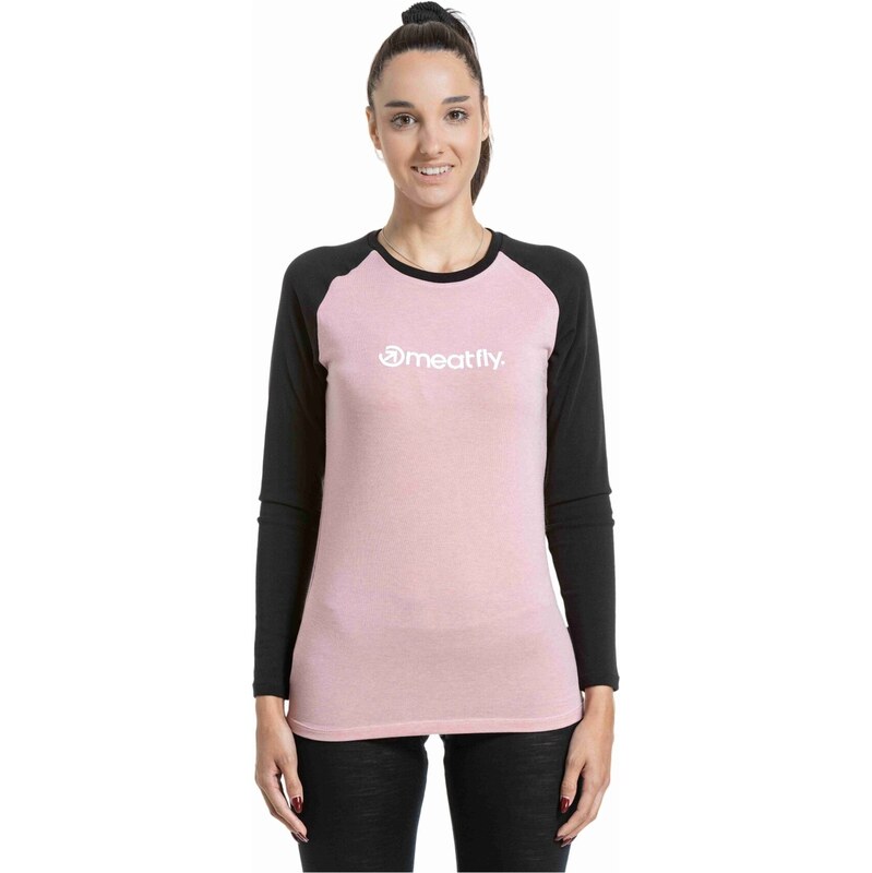 Dámské Merino Tričko Grace Rose / Black Meatfly S 114341802
