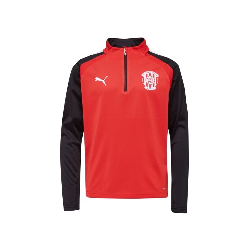 Puma TEAMLIGA 1/4 ZIP TOP JR - ZBROJOVKA BRNO Dětská fotbalová