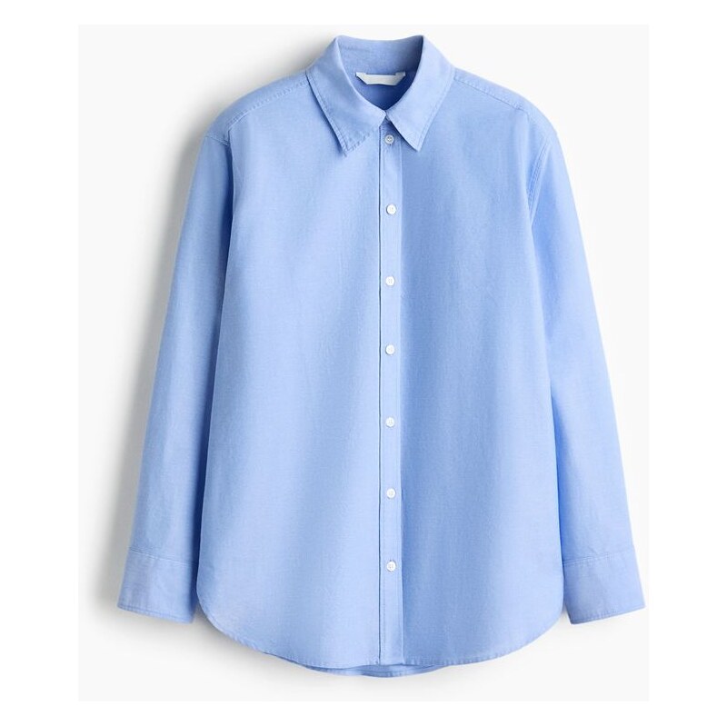 H&M - Košile oxford - modrá 112167546