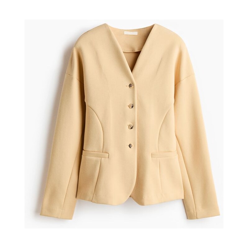 H&M - Žerzejové sako - béžová 112167529