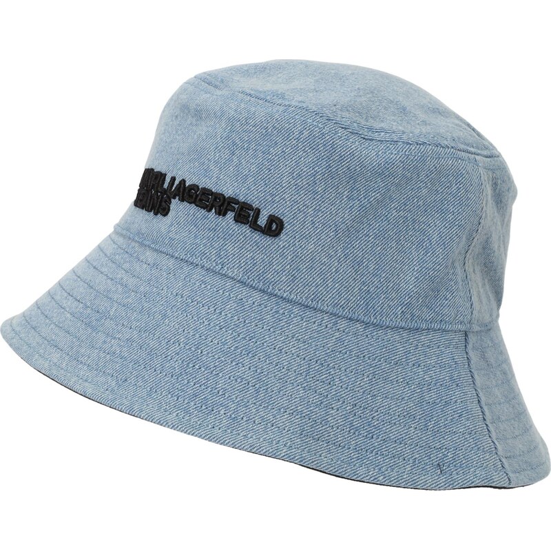 KARL LAGERFELD JEANS Klobouk modrá džínovina / černá 109570162