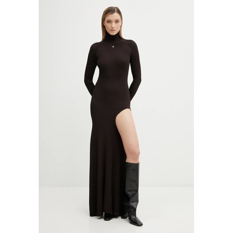 Šaty Coperni Leg Cut-Out Rib Gown 111280589