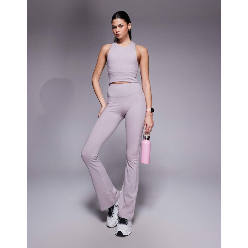4505 Icon soft touch high waist slim kick yoga legging in ash-Neutral 115516168