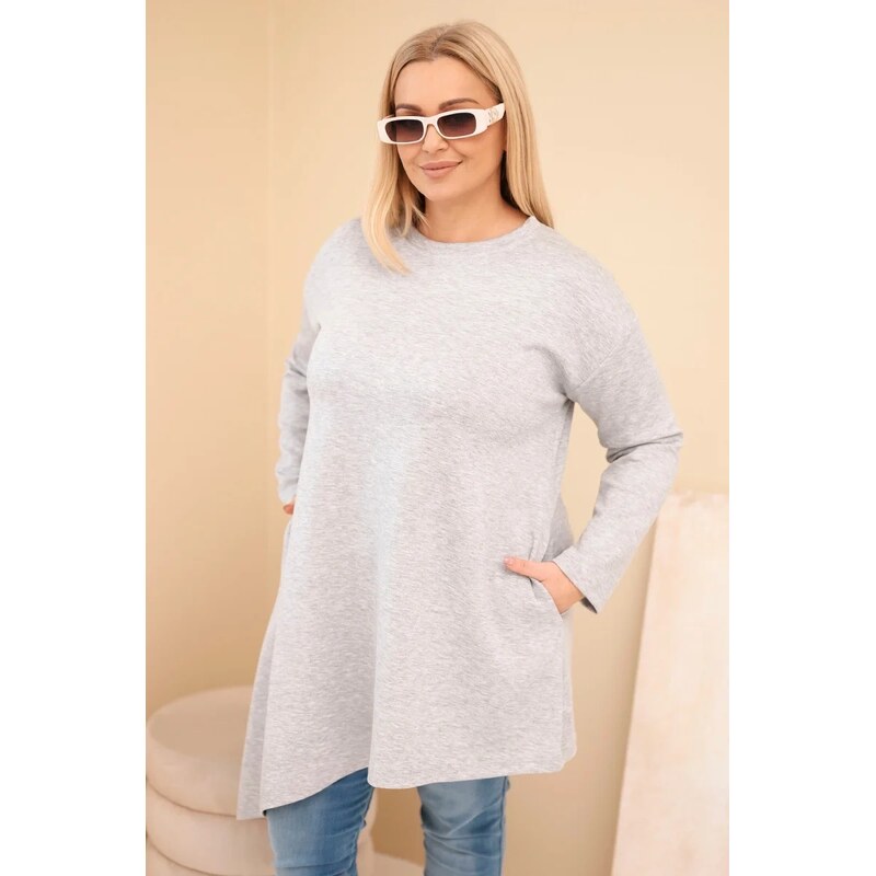 Kesi Dámská mikina Plus Size 7834