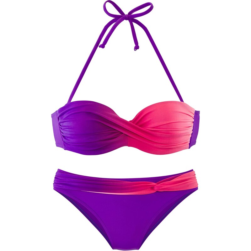 LASCANA Bikiny fialová / svítivě fialová