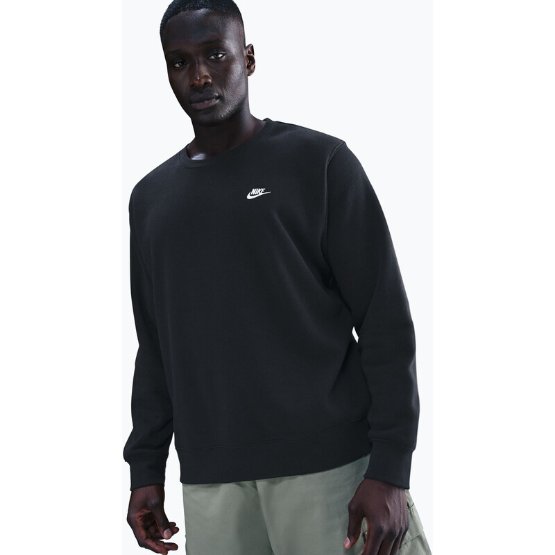 Pánská mikina Nike Club Fleece Crew black/white