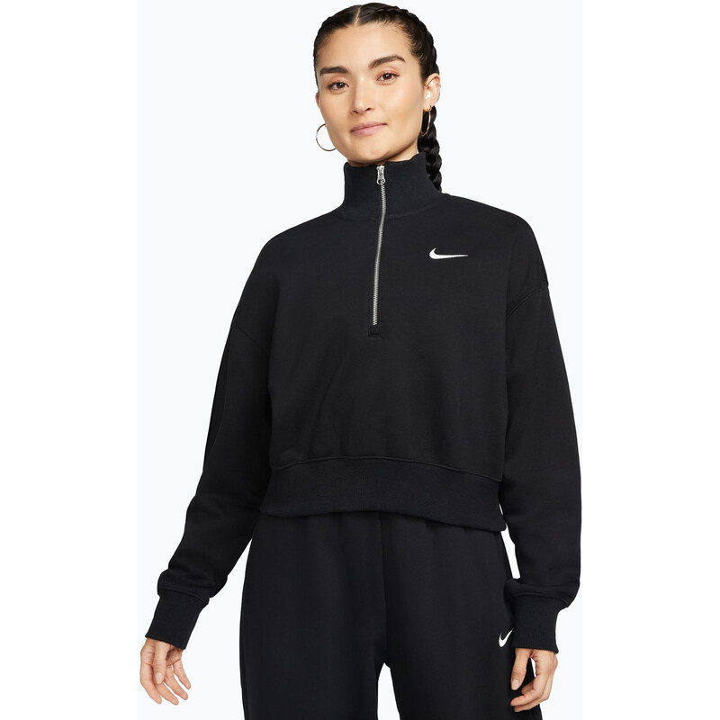 Dámská mikina Nike Sportswear Phoenix Fleece 1/2 Zip Cropped
