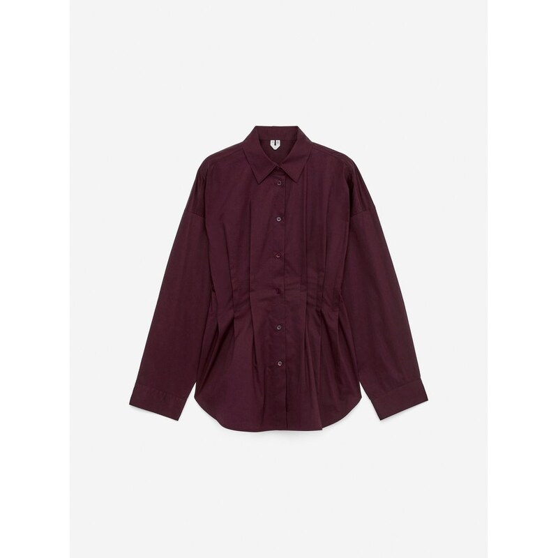 H&M - Plisovaná halenka - červená 108163153
