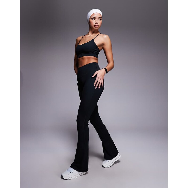 4505 Icon soft touch high waist slim kick yoga legging in black