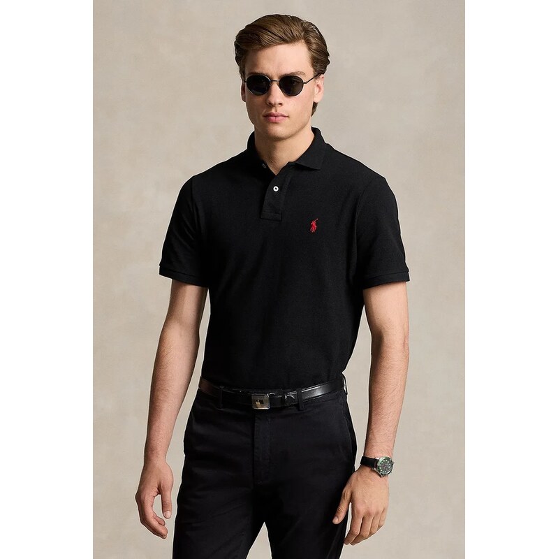 Polo Ralph Lauren Bavlněné polo tričko Polo Ralph Lauren BASIC