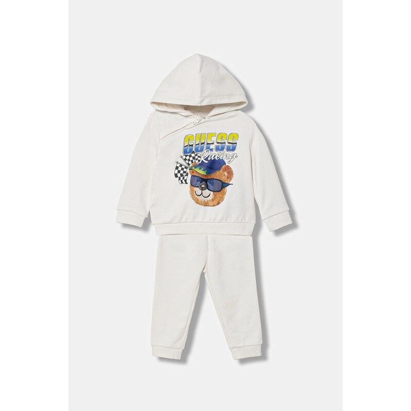 Guess Kojenecká bavlněná tepláková souprava Guess 2-pack