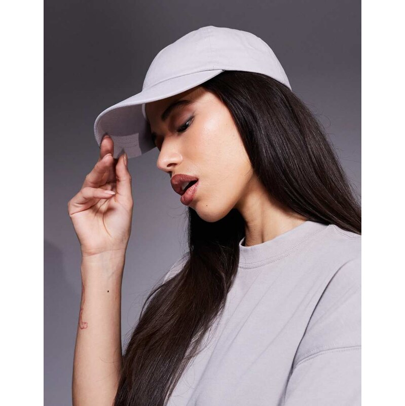 4505 washed cotton cap in ash-Neutral 112183230