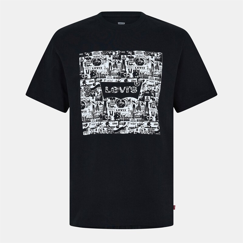 Tričko Levis Grid Black 8989883