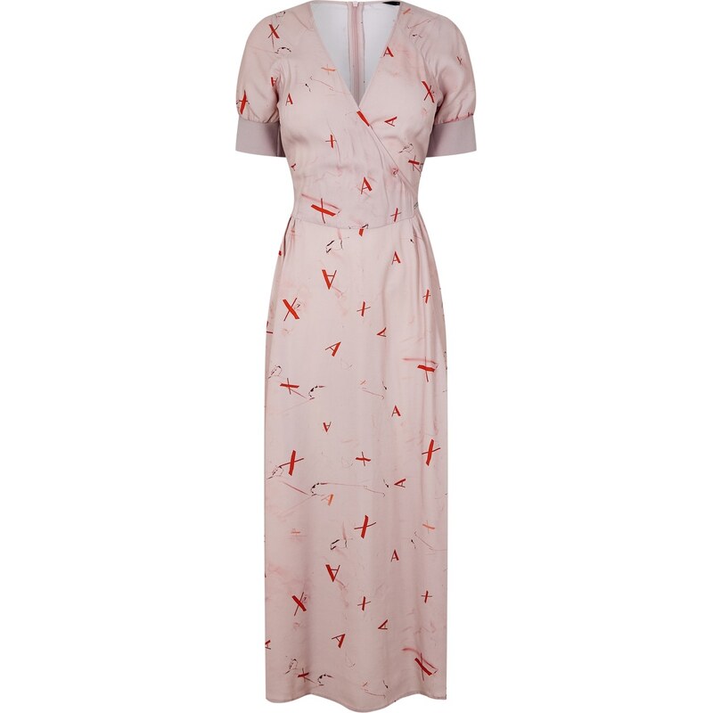 Šaty ARMANI EXCHANGE Pink Paper Burn 7550705 112183836