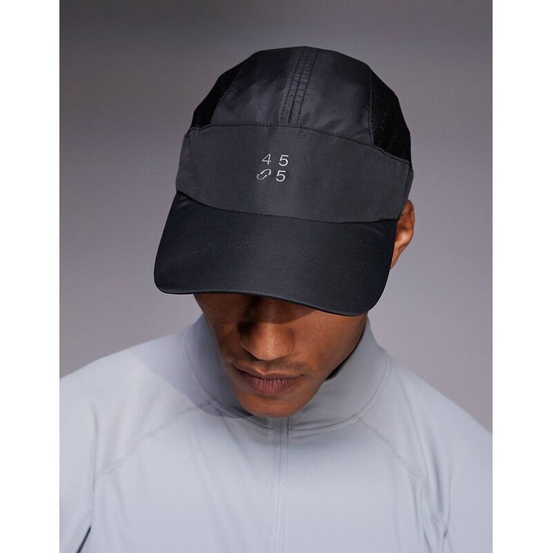 4505 quick dry performance adjustable running cap in black 112183211